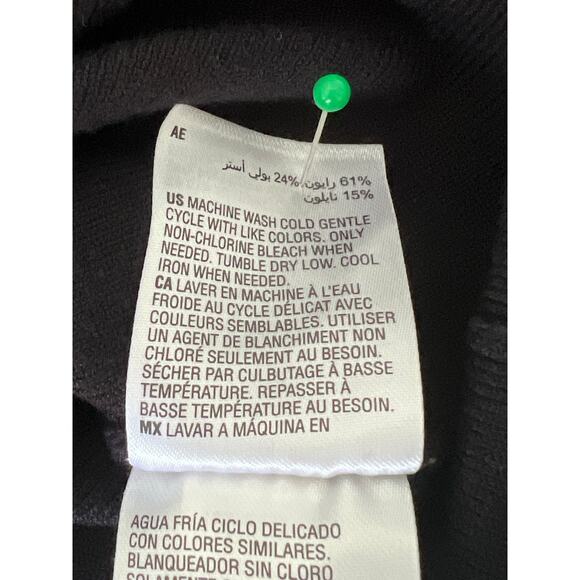 INC International Concepts- Black Puff Sleeve Sweater Dress Size XL NWT - Picture 9 of 9